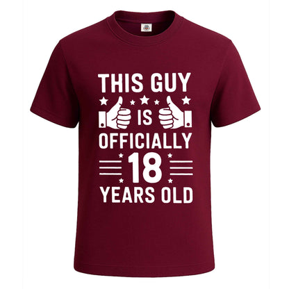 This Guy Is Officially | T-Shirt For Men's Maroon This Guy Is Officially | T-Shirt For Men's