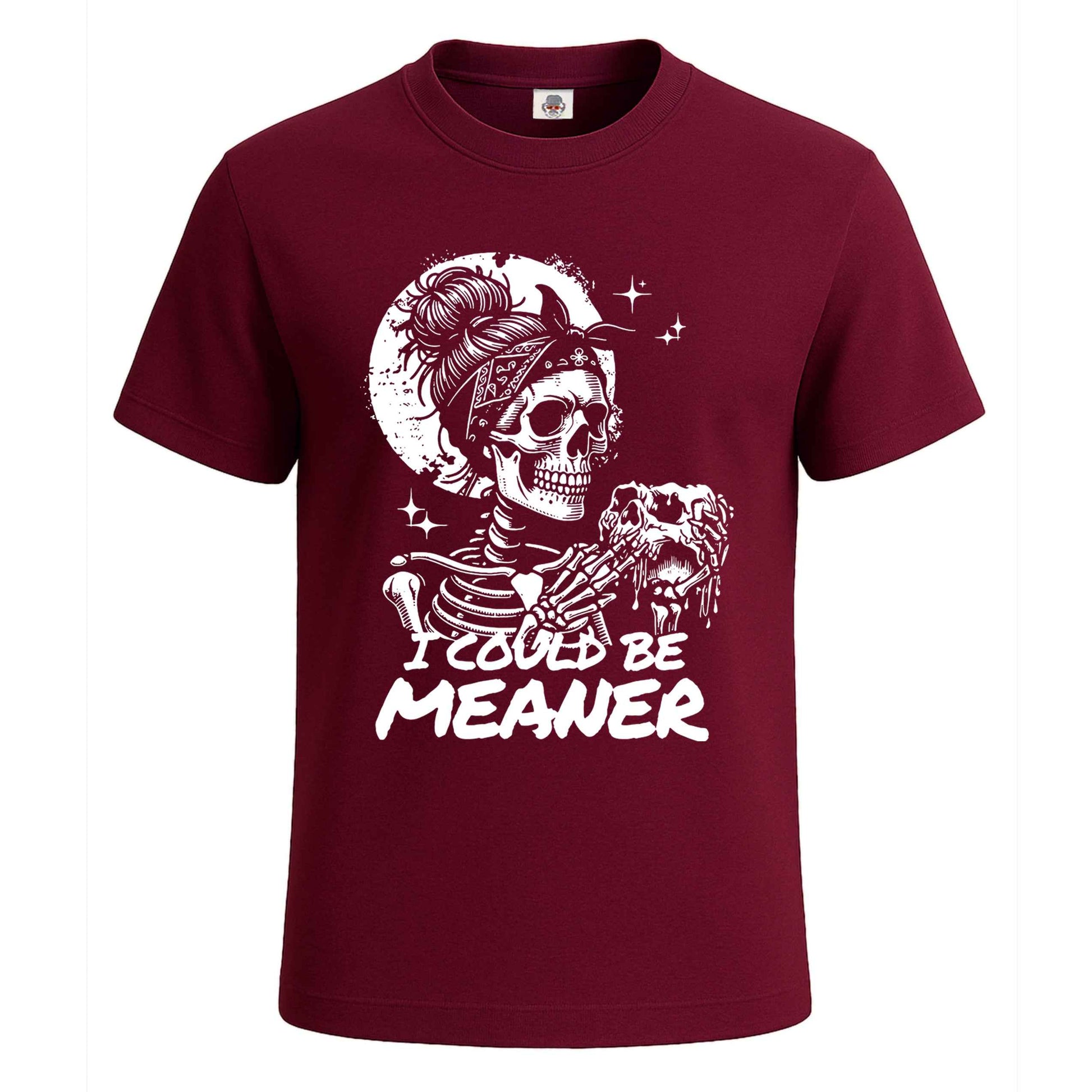 I Could Be Meaner | T-Shirt For Men's Maroon I Could Be Meaner | T-Shirt For Men's