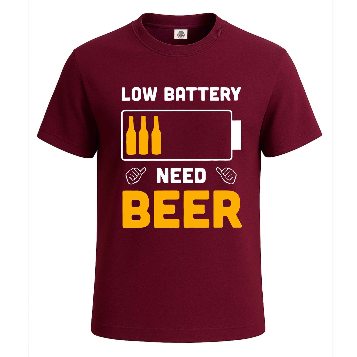 Low Battery Need Beer | T-Shirt For Men's