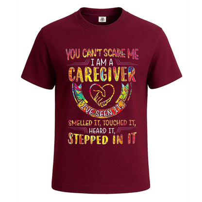 You Can't Scare Me | T-Shirt For Men's Maroon You Can't Scare Me | T-Shirt For Men's