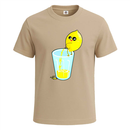 Lemon Pees In Glass | T-Shirt For Men's
