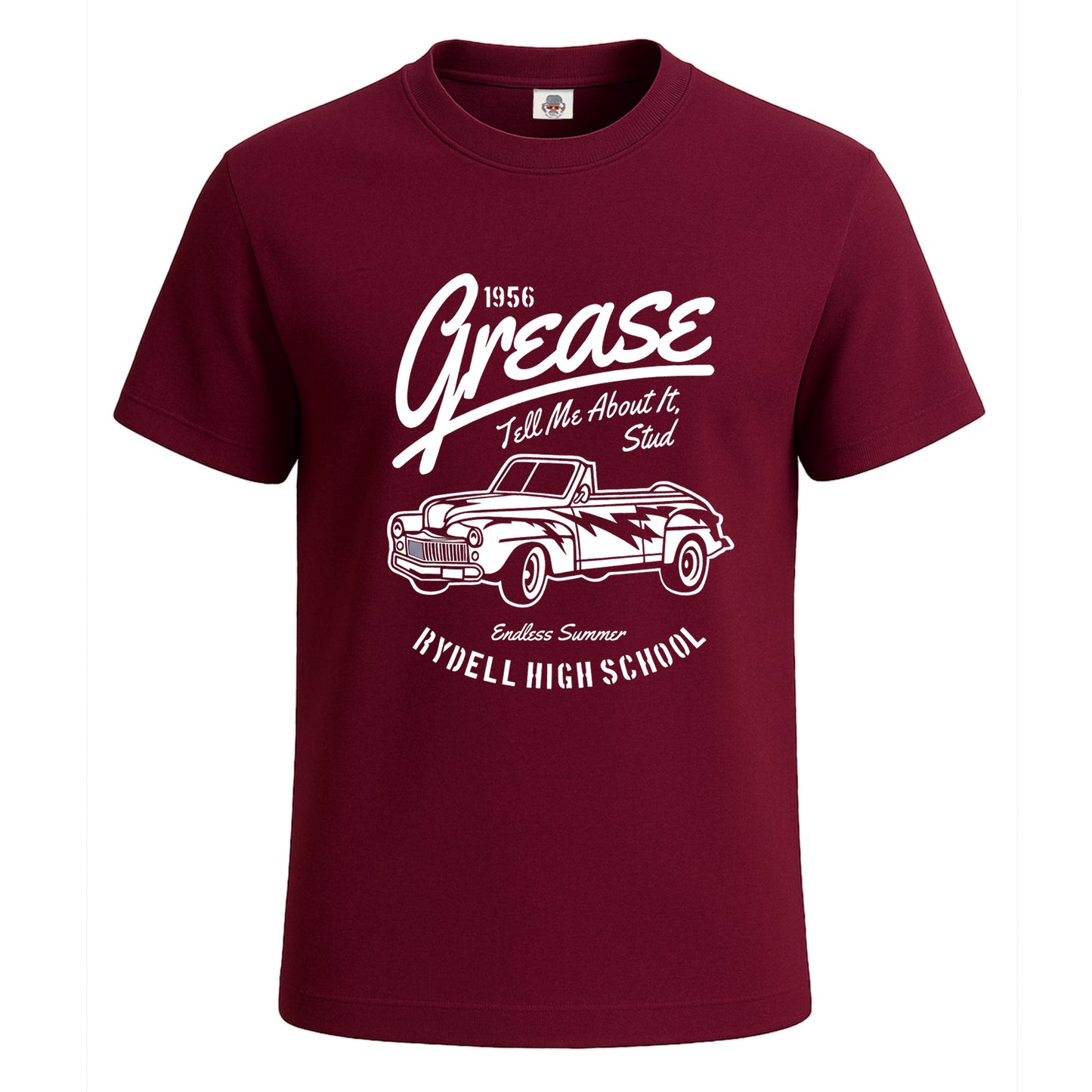 Grease Tell Me About It | T-Shirt For Men's Maroon Grease Tell Me About It | T-Shirt For Men's