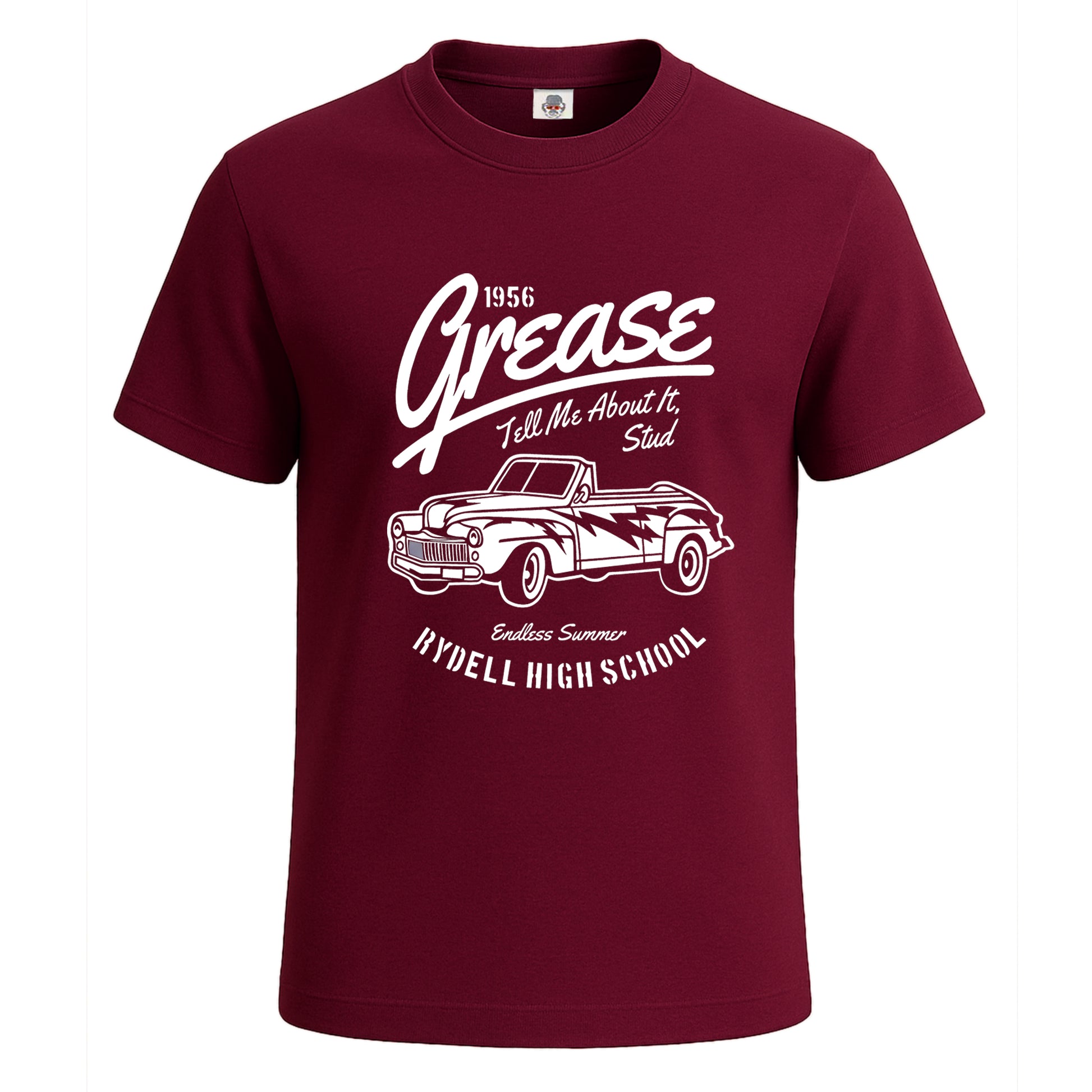 Grease Tell Me About It | T-Shirt For Men's Maroon Grease Tell Me About It | T-Shirt For Men's