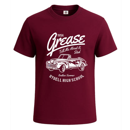Grease Tell Me About It | T-Shirt For Men's Maroon Grease Tell Me About It | T-Shirt For Men's