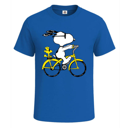 Peanuts Snoopy Woodstock | T-Shirt For Men's Royal Blue Peanuts Snoopy Woodstock | T-Shirt For Men's