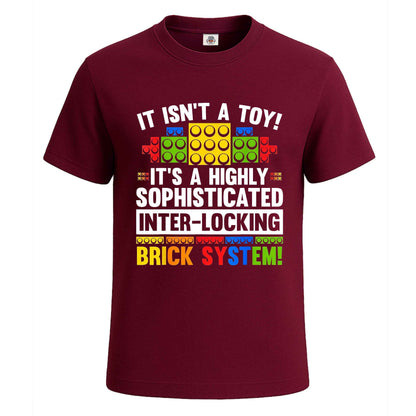 It Isn't A Toy It's | T-Shirt For Men's Maroon It Isn't A Toy It's | T-Shirt For Men's