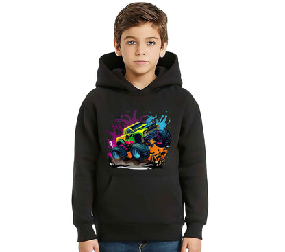 Monster Truck Birthday | Hoody For Kid's Monster Truck Birthday | Hoody For Kid's