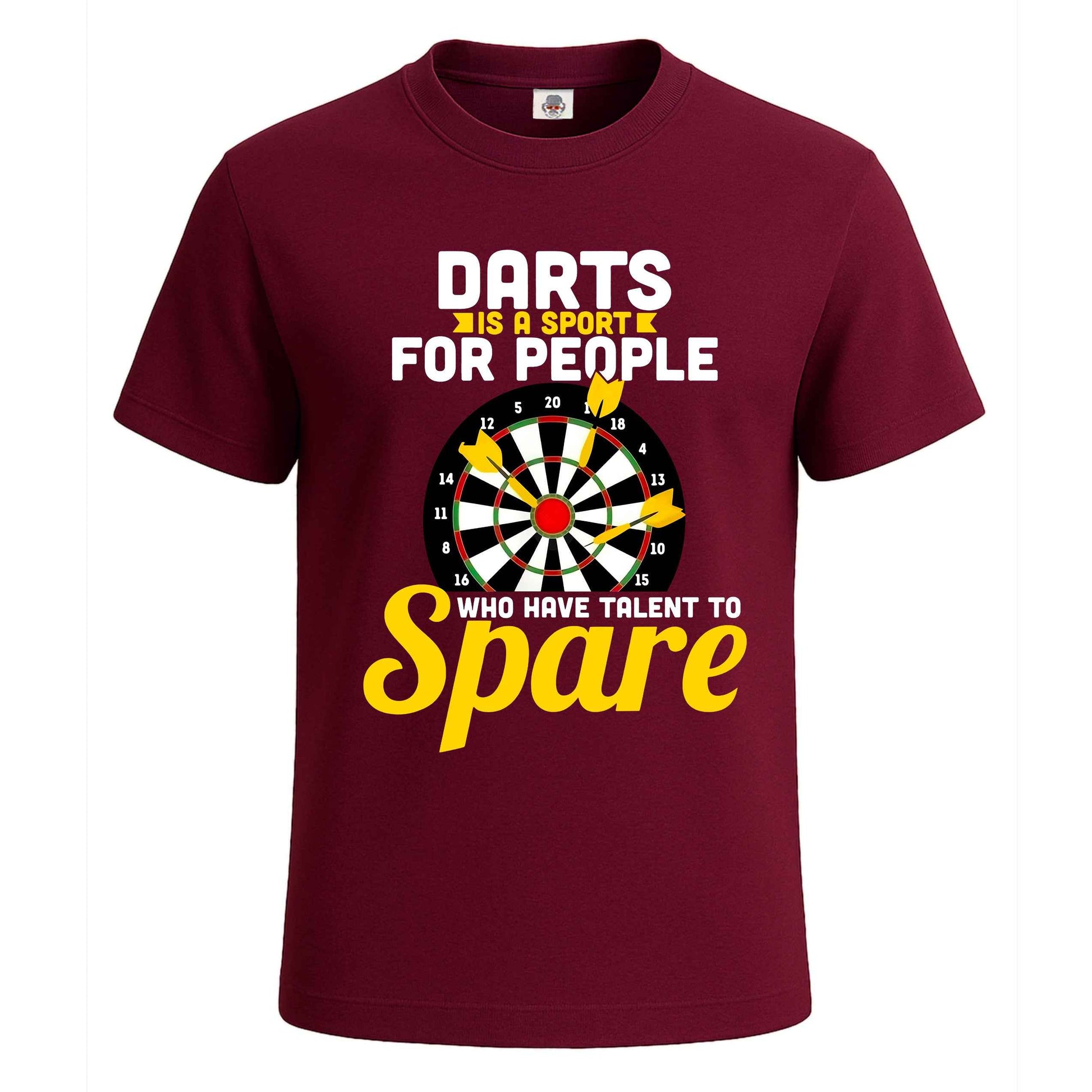 Darts Is A Sport For People | T-Shirt For Men's Maroon Darts Is A Sport For People | T-Shirt For Men's