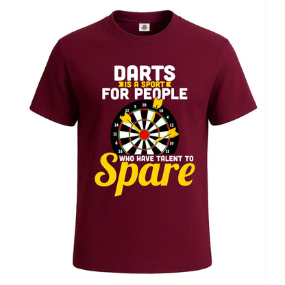 Darts Is A Sport For People | T-Shirt For Men's Maroon Darts Is A Sport For People | T-Shirt For Men's