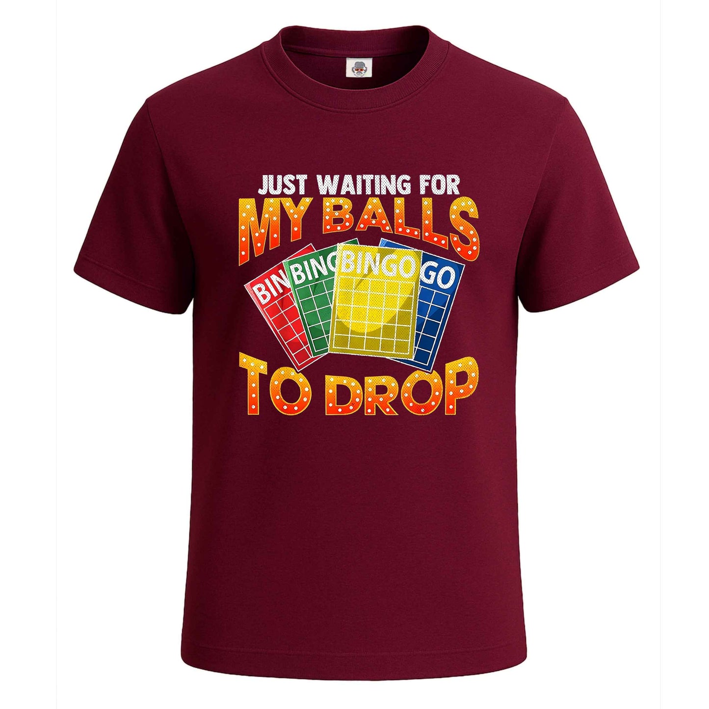 Just Waiting For My Balls | T-Shirt For Men's