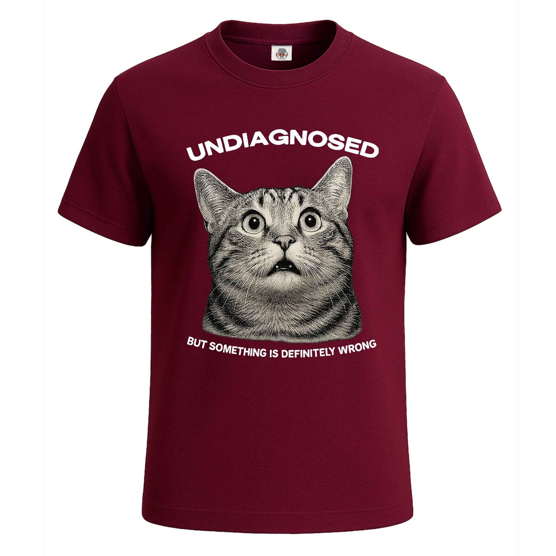 Undiagnosed But Everyone's | T-Shirt For Men's Maroon Undiagnosed But Everyone's | T-Shirt For Men's