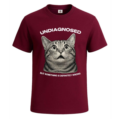 Undiagnosed But Everyone's | T-Shirt For Men's Maroon Undiagnosed But Everyone's | T-Shirt For Men's