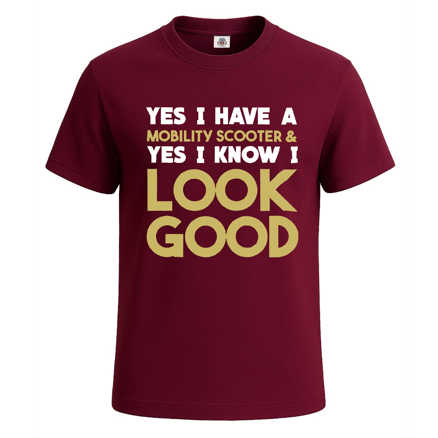 Yes I Have a Mobility | T-Shirt For Men's Maroon Yes I Have a Mobility | T-Shirt For Men's