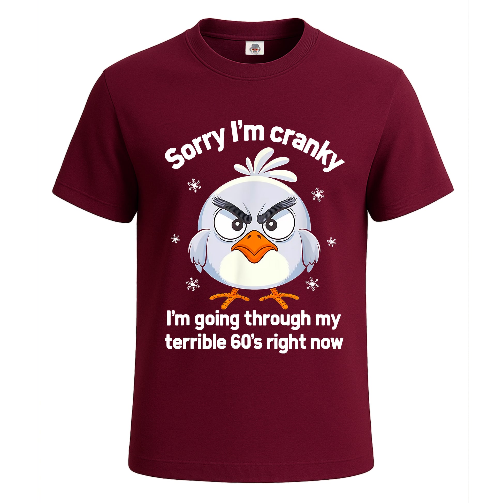 Sorry I'm Cranky | T-Shirt For Men's Maroon Sorry I'm Cranky | T-Shirt For Men's