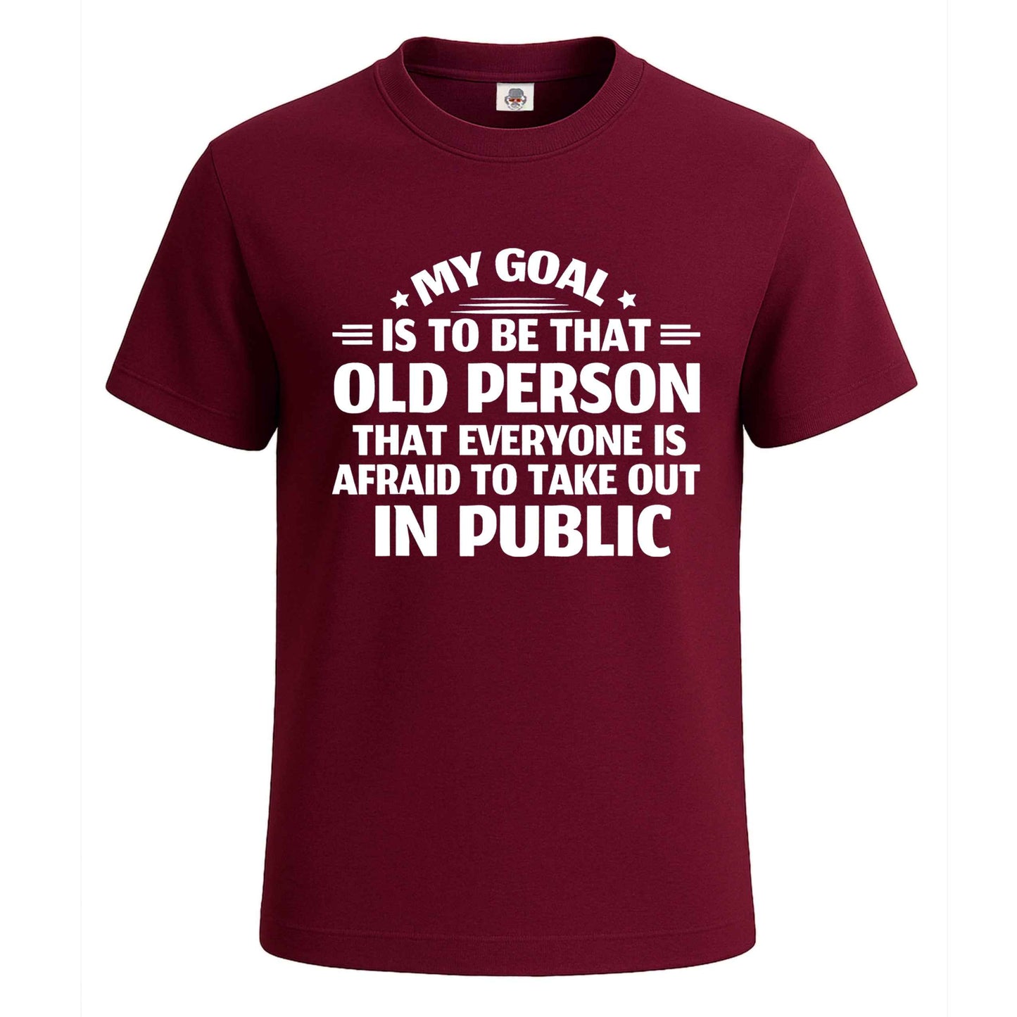 My Goal is To Be That | T-Shirt For Men's Maroon My Goal is To Be That | T-Shirt For Men's