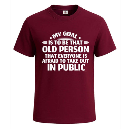 My Goal is To Be That | T-Shirt For Men's Maroon My Goal is To Be That | T-Shirt For Men's