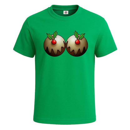 Christmas Pudding Boobs | T-Shirt For Men's