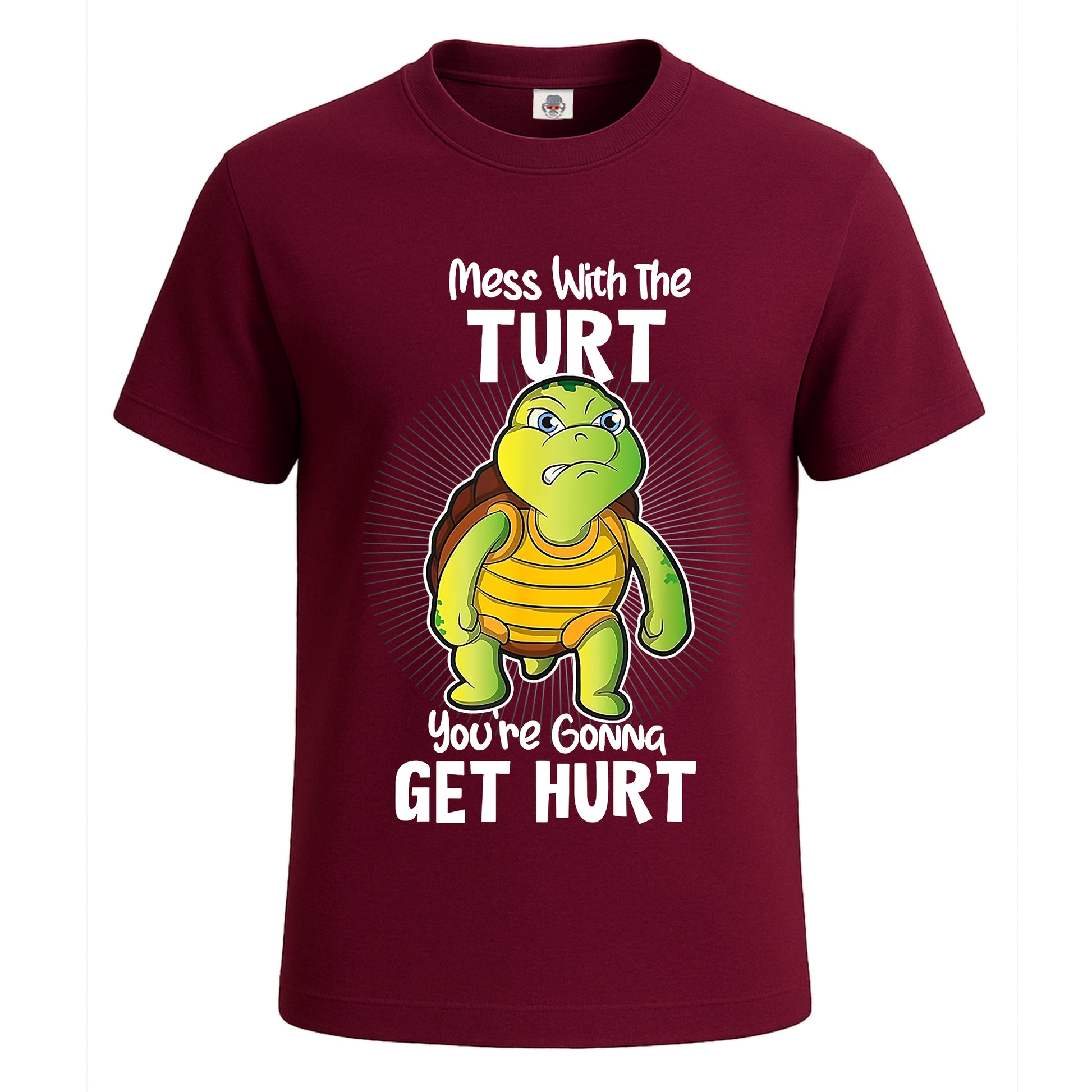 Mess With The Turt | T-Shirt For Men's Maroon Mess With The Turt | T-Shirt For Men's