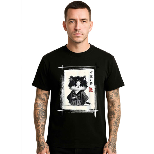 Samurai Cat Japanese |T-Shirt For Men's