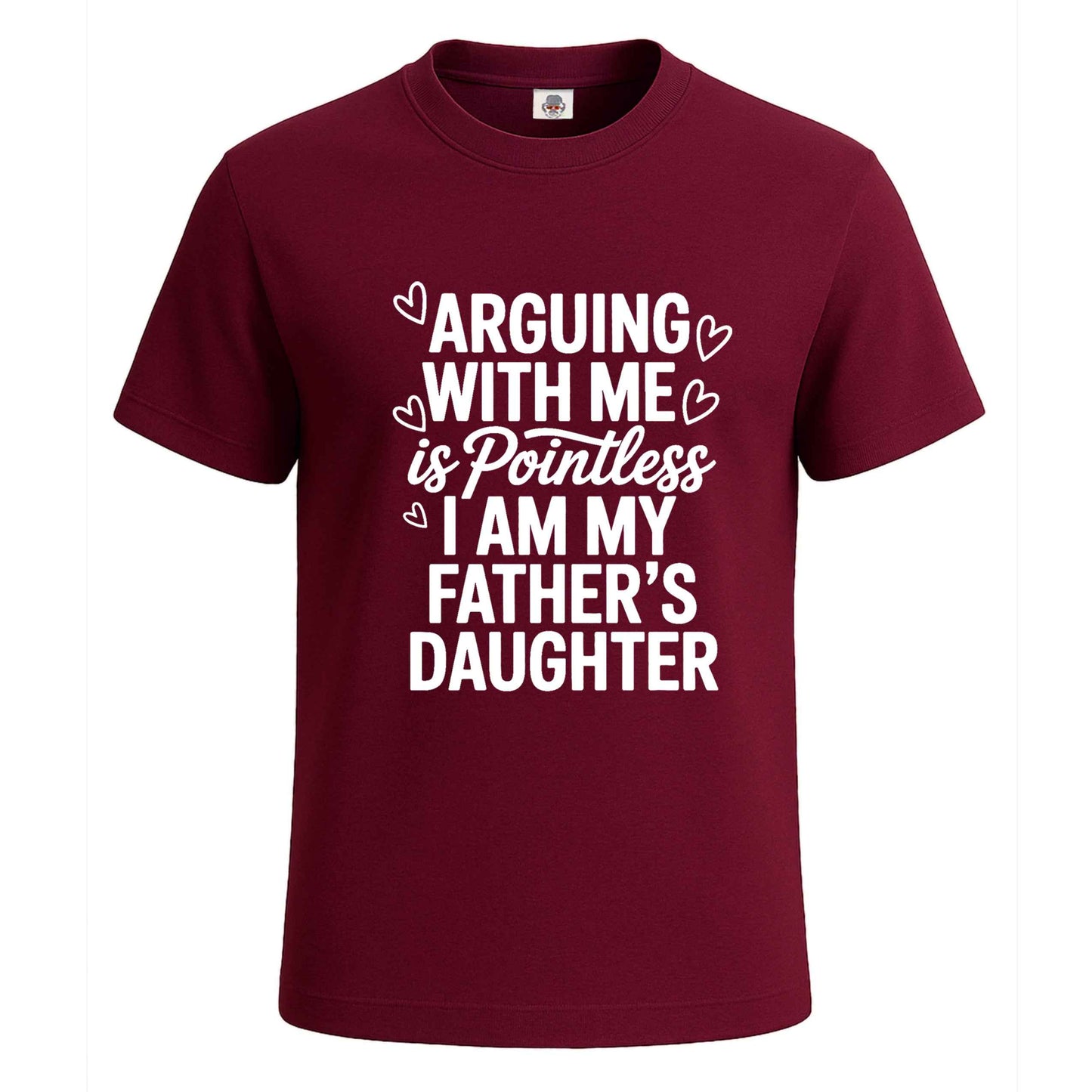 Arguing With Me Is Pointless | T-Shirt For Men's Maroon Arguing With Me Is Pointless | T-Shirt For Men's