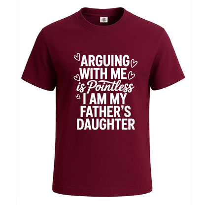 Arguing With Me Is Pointless | T-Shirt For Men's Maroon Arguing With Me Is Pointless | T-Shirt For Men's