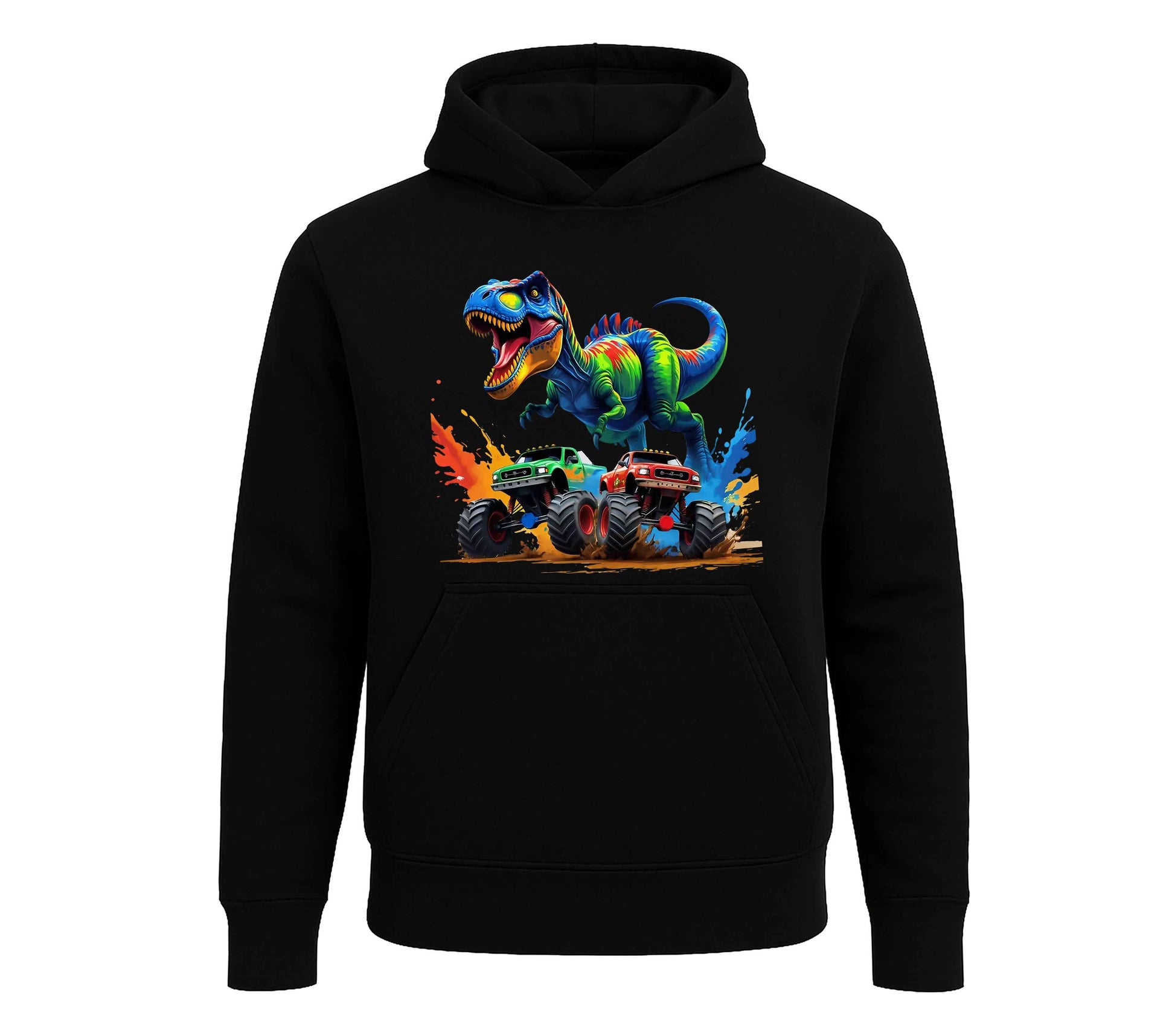Dinosaur Big Trucks | Hoody For Kid's Dinosaur Big Trucks | Hoody For Kid's