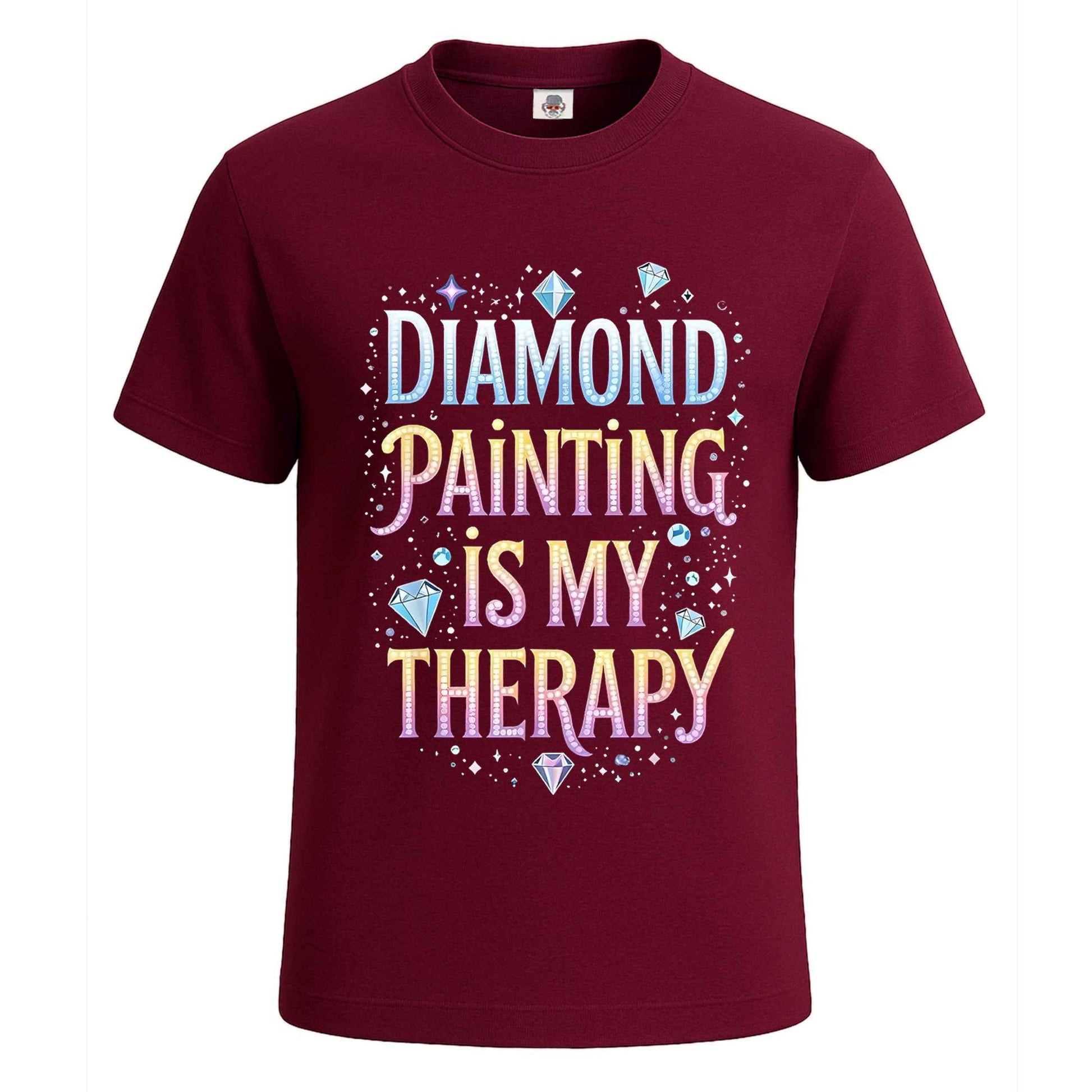 Diamond Painting is My | T-Shirt For Men's Maroon Diamond Painting is My | T-Shirt For Men's