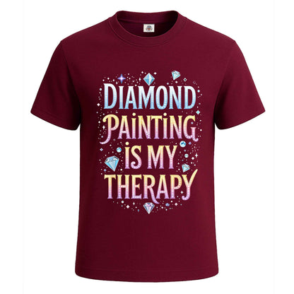 Diamond Painting is My | T-Shirt For Men's Maroon Diamond Painting is My | T-Shirt For Men's