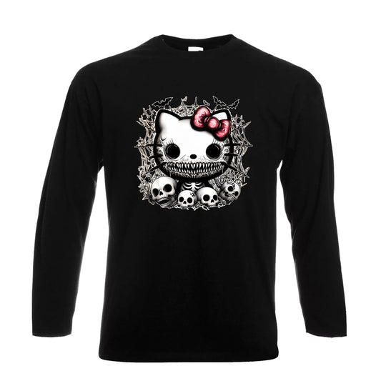 Gothic Doll Skull Themed | Men's Long Sleeve
