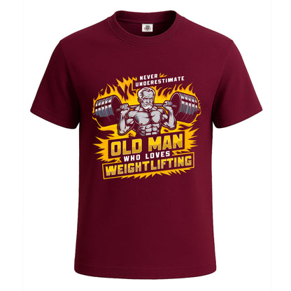 Never Underestimate | T-Shirt For Men's Maroon Never Underestimate | T-Shirt For Men's