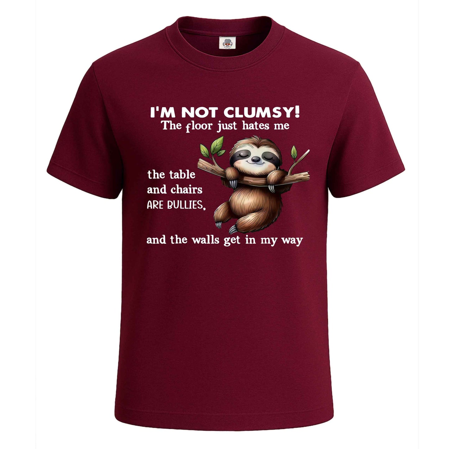 My Mouth Is A Bit Like | T-Shirt For Men's Maroon My Mouth Is A Bit Like | T-Shirt For Men's