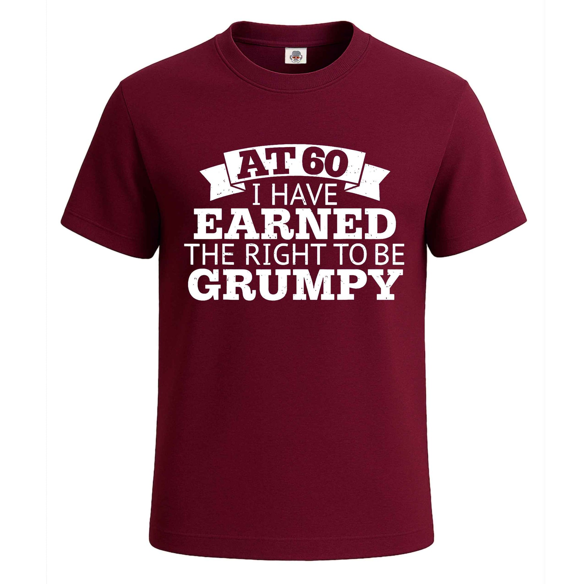 60Th Birthday T 60 | T-Shirt For Men's Maroon 60Th Birthday T 60 | T-Shirt For Men's