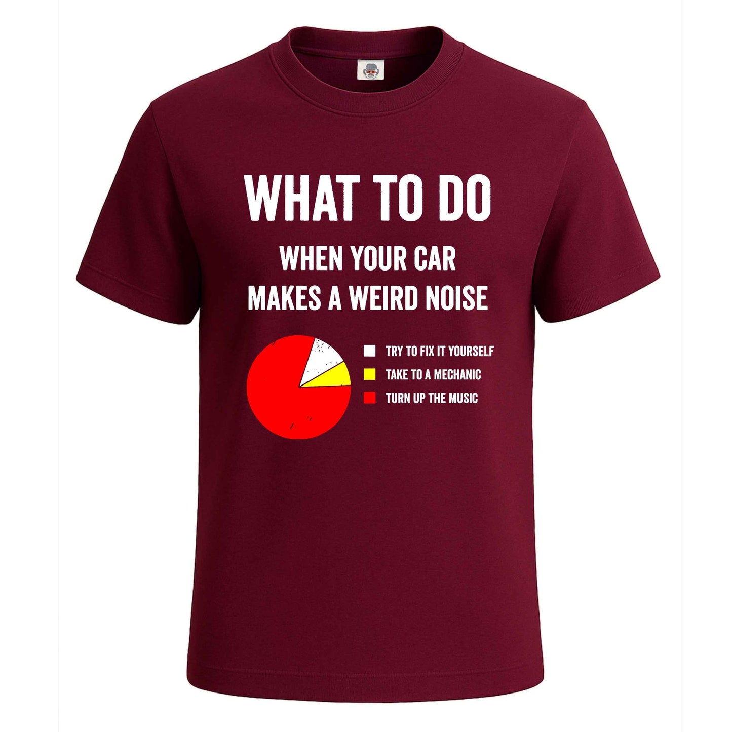 What You Do When | T-Shirt For Men's Maroon What You Do When | T-Shirt For Men's