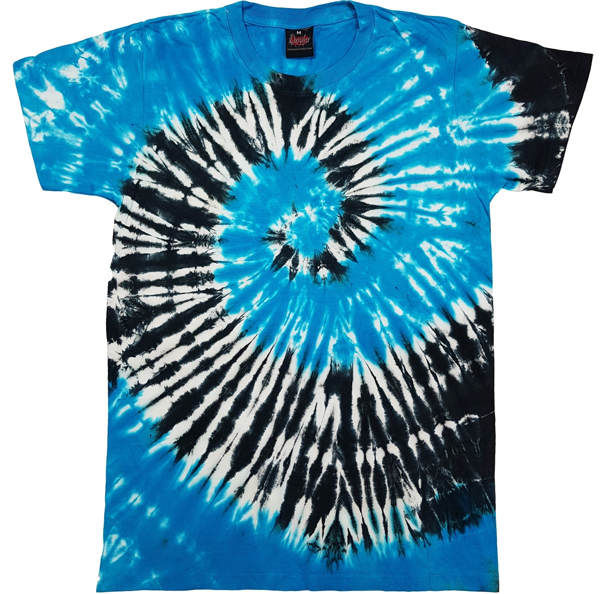 BLUE OCEAN RAINBOW - TIE DYE T-SHIRT