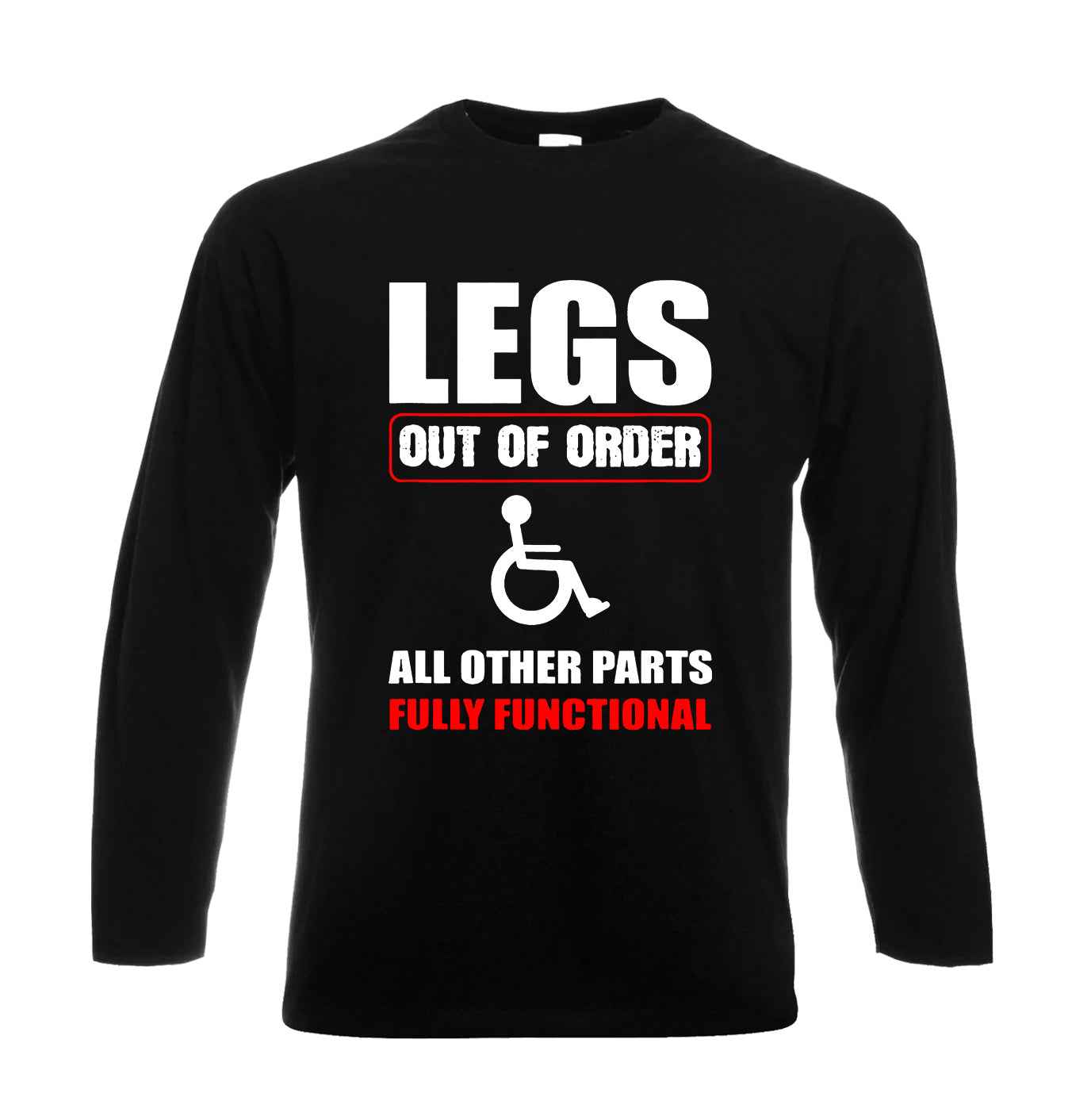 Legs Out Of Order | Men's Long Sleeve Legs Out Of Order | Men's Long Sleeve