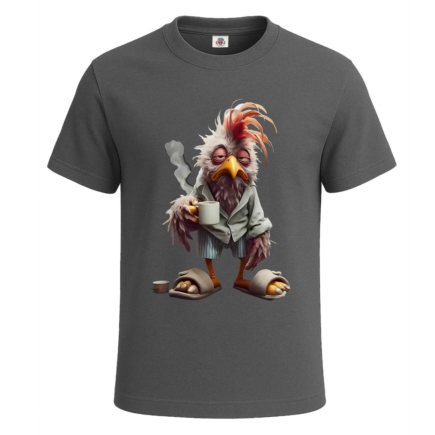 HABO Herren Animal | T-Shirt For Men's Charcoal HABO Herren Animal | T-Shirt For Men's