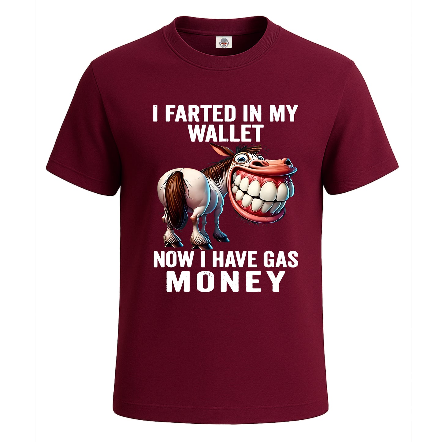 I Farted In My Wallet | T-Shirt For Men's Maroon I Farted In My Wallet | T-Shirt For Men's
