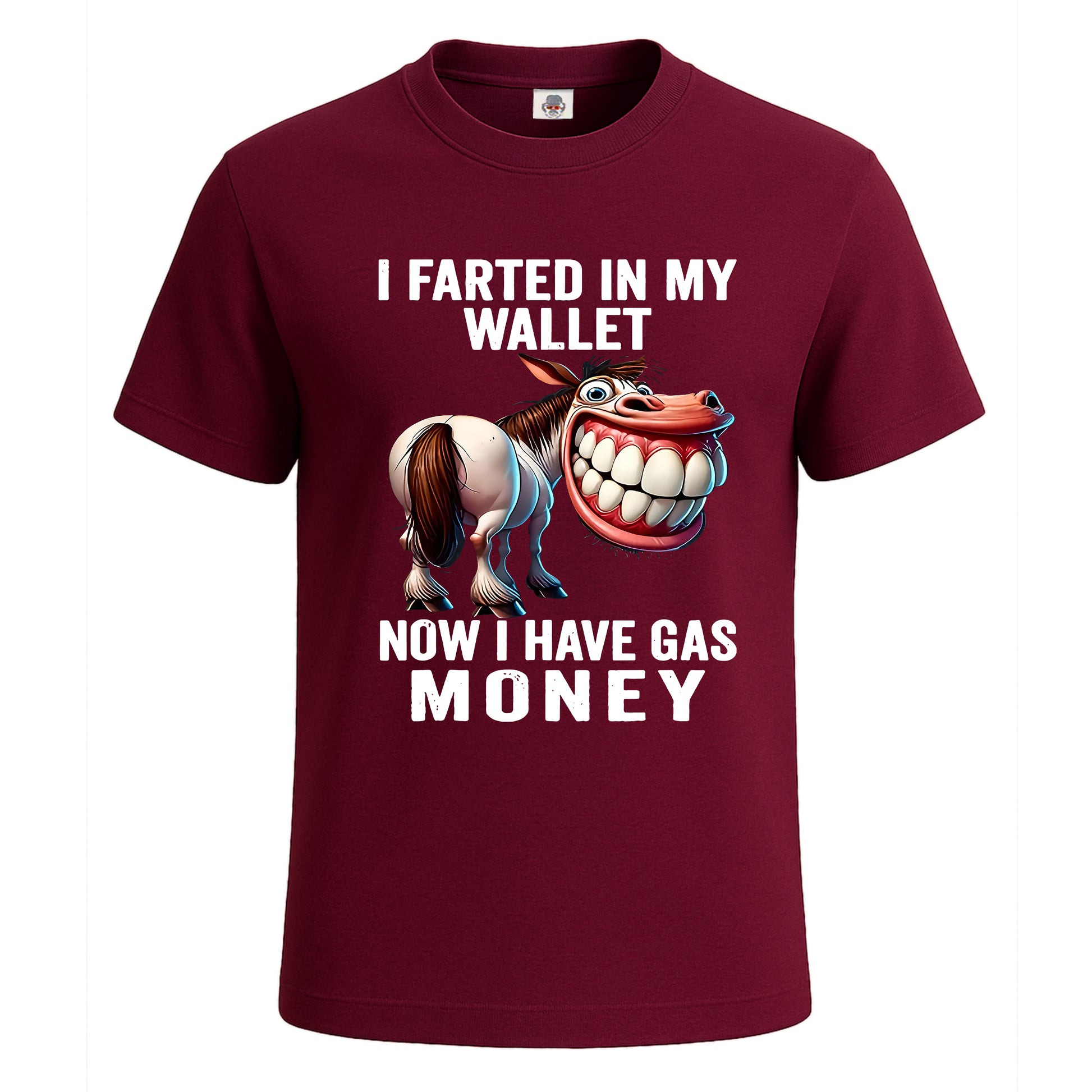 I Farted In My Wallet | T-Shirt For Men's Maroon I Farted In My Wallet | T-Shirt For Men's
