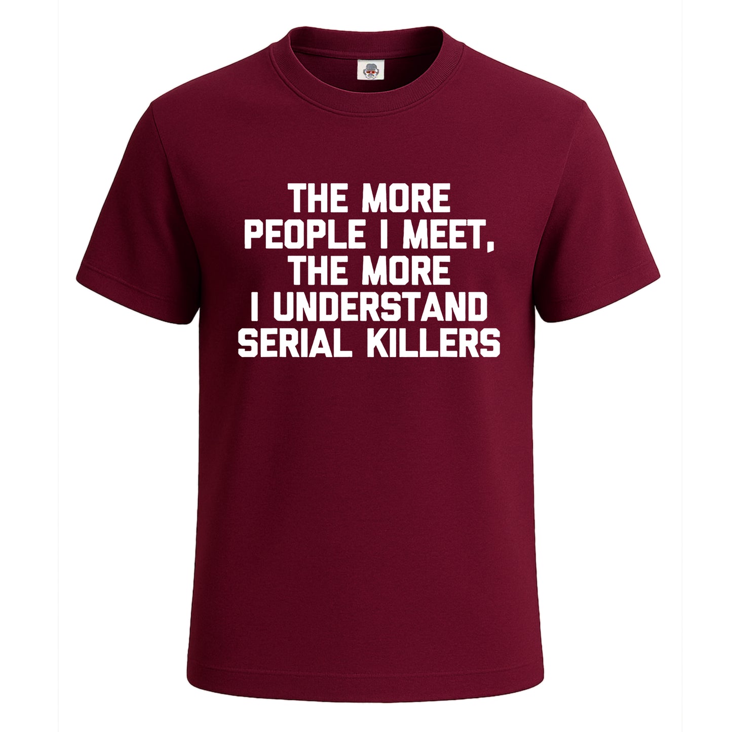 The More People | T-Shirt For Men's Maroon The More People | T-Shirt For Men's