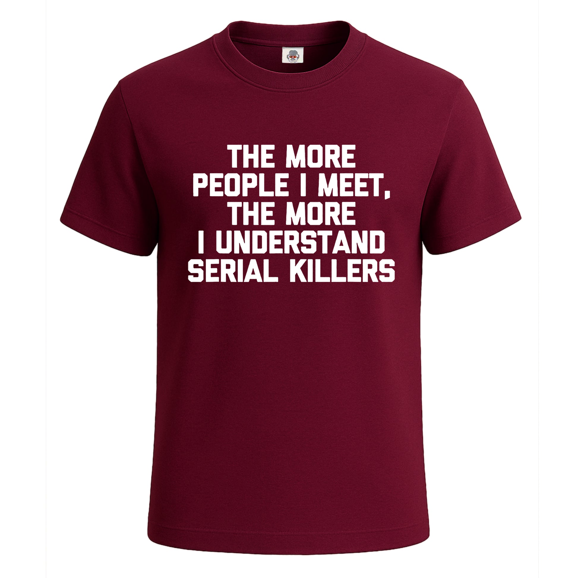 The More People | T-Shirt For Men's Maroon The More People | T-Shirt For Men's