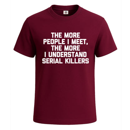 The More People | T-Shirt For Men's Maroon The More People | T-Shirt For Men's