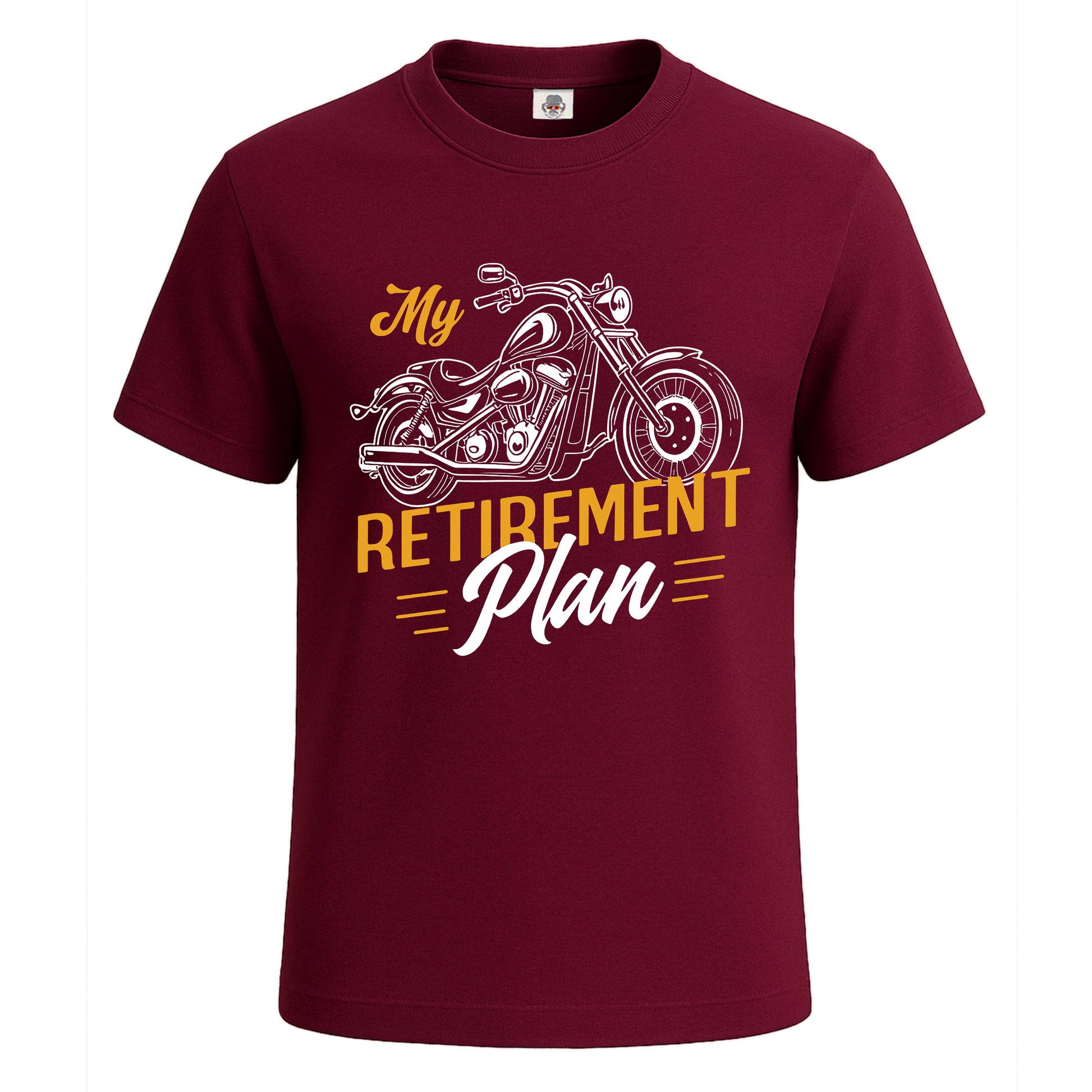 My Retirement Plan | T-Shirt For Men's Maroon My Retirement Plan | T-Shirt For Men's