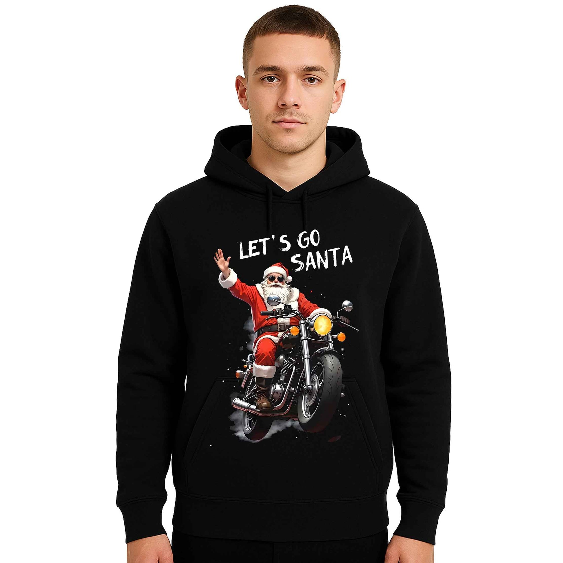 LET'S GO SANTA RIDE | Hoody For Men's