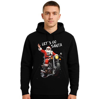 LET'S GO SANTA RIDE | Hoody For Men's