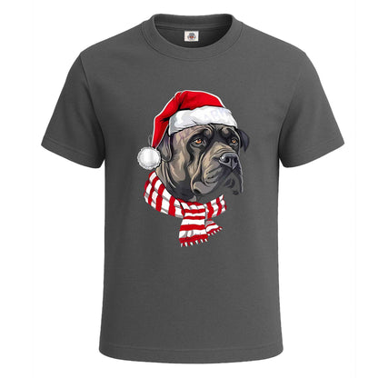 Xmas Bulldog Santat |T-Shirt For Men's