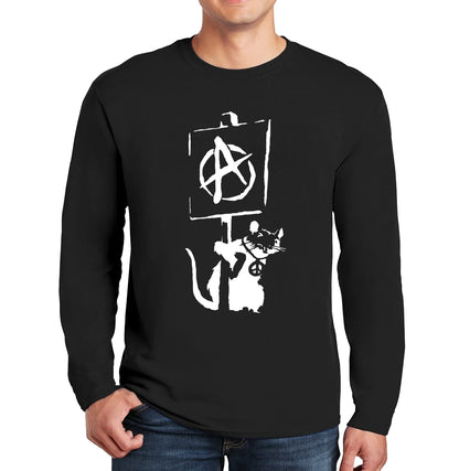 Banksy Anarchy Rat | Men's Long Sleeve