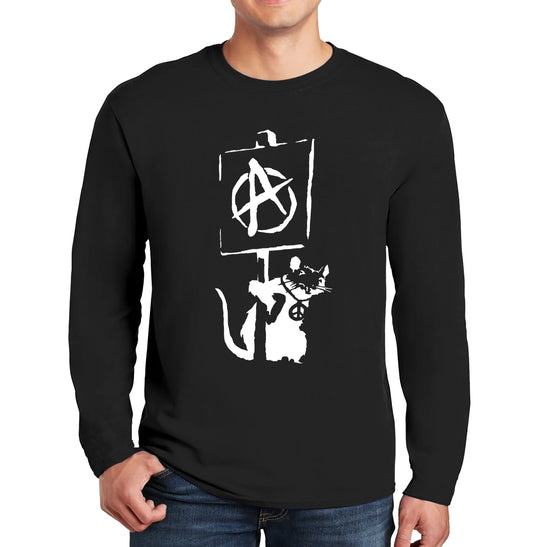 Banksy Anarchy Rat | Men's Long Sleeve