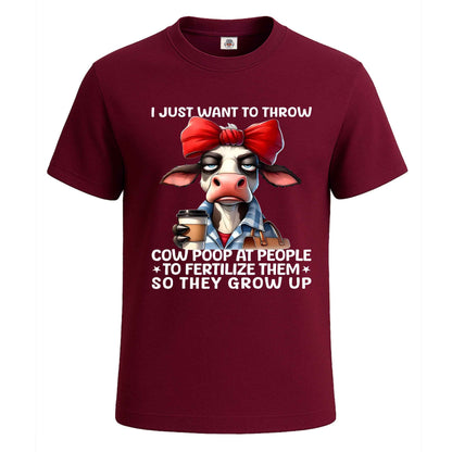I Just Want to Throw | T-Shirt For Men's Maroon I Just Want to Throw | T-Shirt For Men's