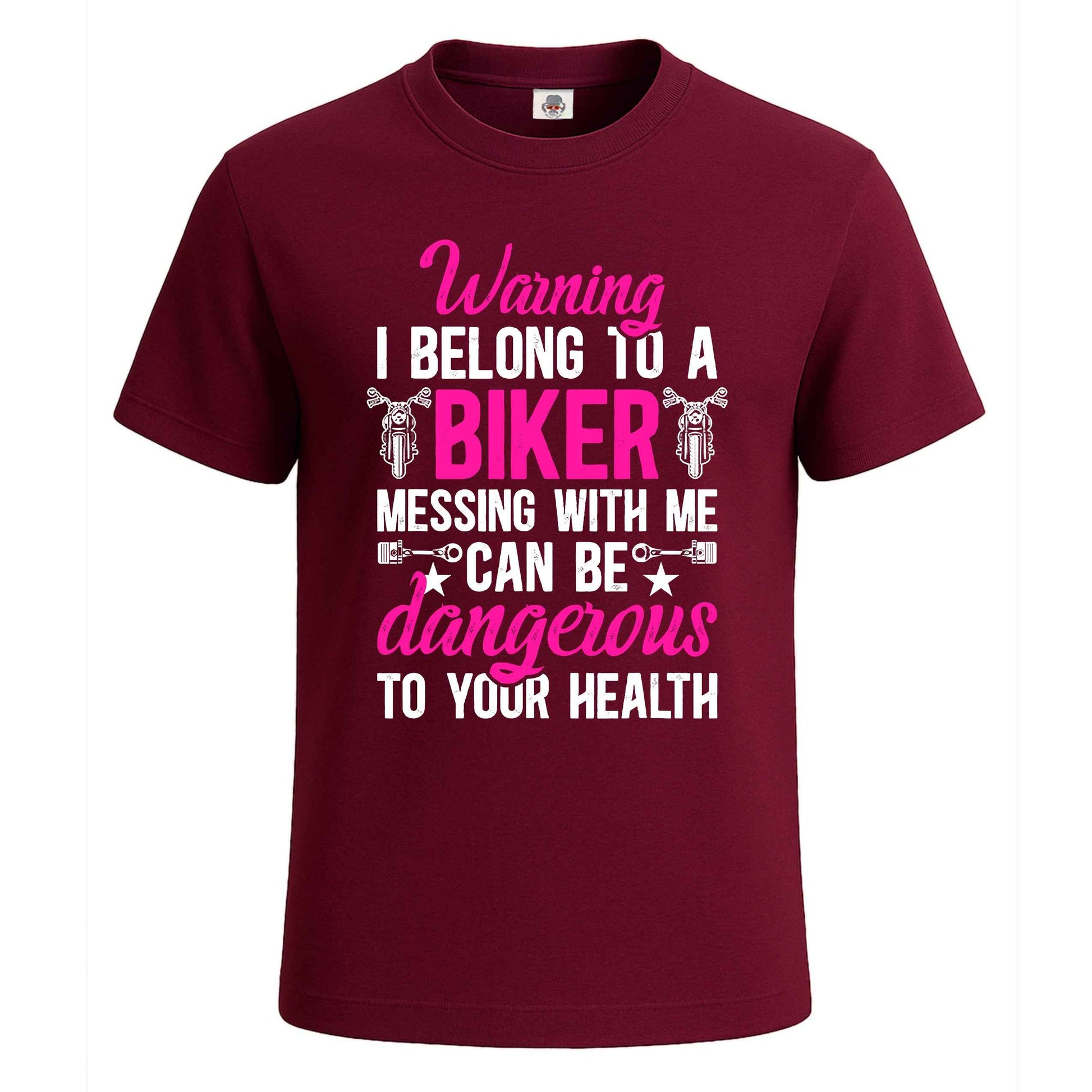 Warning I Belong| T-Shirt For Men's Maroon Warning I Belong| T-Shirt For Men's