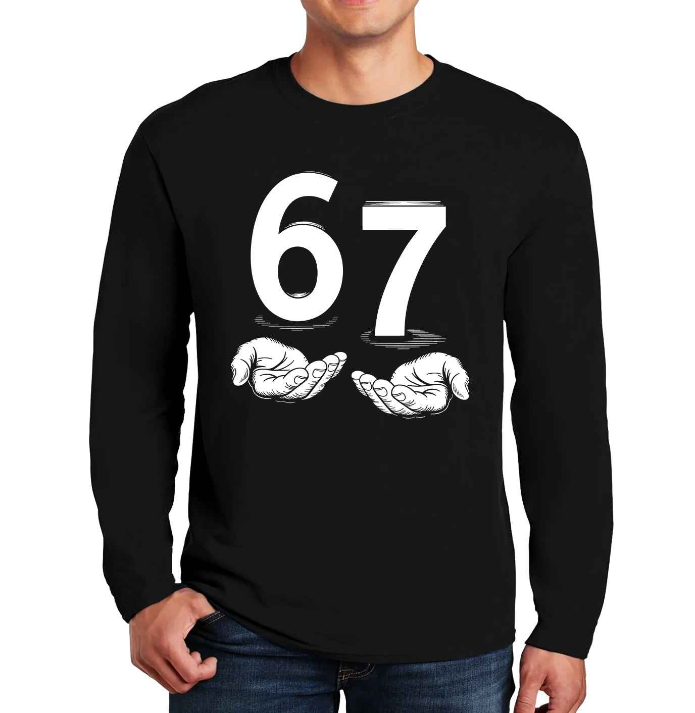 The number 6 A Design | Men's Long Sleeve The number 6 A Design | Men's Long Sleeve